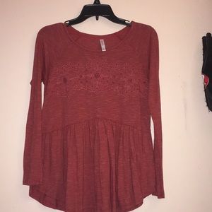 Burnt Orange Long Sleeve